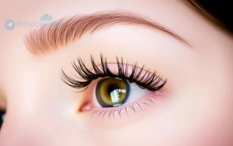 Коричневое наращивание ресниц