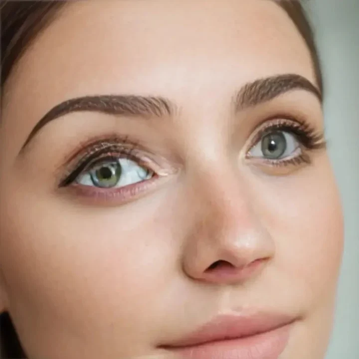 Красиво нарощенные ресницы