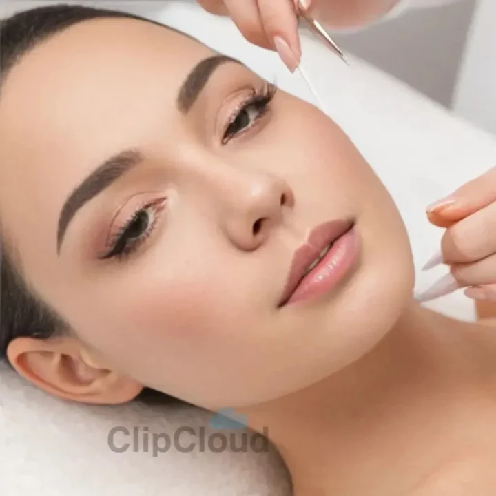 Белое наращивание ресниц