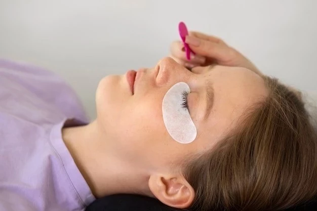 Ламинирование ресниц на нависшее веко