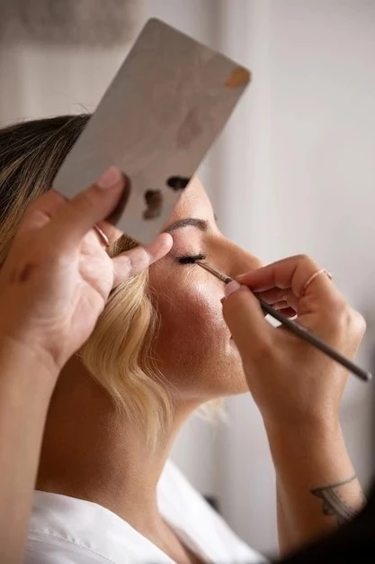 укладка ресниц